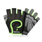 Guantes de gimnasio profesionales, levantamiento de pesas de potencia, para mujeres y hombres, Crossfit, entrenamiento, culturismo, medio protector de mano y dedos