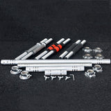 1pcs Electroplated dumbbell rod 2.5cm small hole light rod universal dumbbell variable barbell connection rod weightlifting