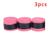 3PCS Anti-skid Sweat Absorbed Wraps Taps Badminton Grips Racquet Vibration Overgrip Sweatband Tennis Grip Dry Tennis Racket Grip