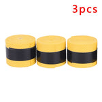 3PCS Anti-skid Sweat Absorbed Wraps Taps Badminton Grips Racquet Vibration Overgrip Sweatband Tennis Grip Dry Tennis Racket Grip