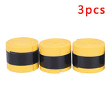 3PCS Anti-skid Sweat Absorbed Wraps Taps Badminton Grips Racquet Vibration Overgrip Sweatband Tennis Grip Dry Tennis Racket Grip