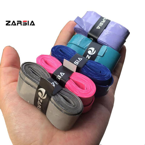 100 pecs ZARSIA Various Linen back Tennis Racket Grip Anti-skid Sweat Absorbed Wraps Taps sticky feel Tennis Badminton overgrips