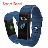 Waterproof Smart Bracelet Smart Wristband Smart Watch Fitness Tracker Heart Rate Monitor Band Tracker for Men Women Smartband