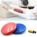 33cm PVC Balance Yoga Balls Massage Pad Wheel Inflatable Yoga Massage Balance Cushion Fitness Exercise Training ball