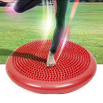 33cm PVC Balance Yoga Balls Massage Pad Wheel Inflatable Yoga Massage Balance Cushion Fitness Exercise Training ball