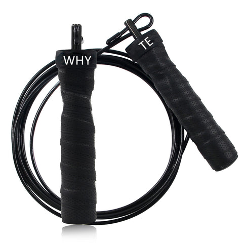 Professional Heavy Jump Rope Fitness Adjustable Skipping Ropes Absorb Sweat Handle 3.4mm For Crossfit MMA Training