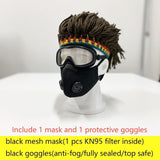 XINTOWN Men/Women Activated Carbon Dust-proof Cycling Face Mask Anti-Pollution Bicycle Bike Outdoor Training mask face shield