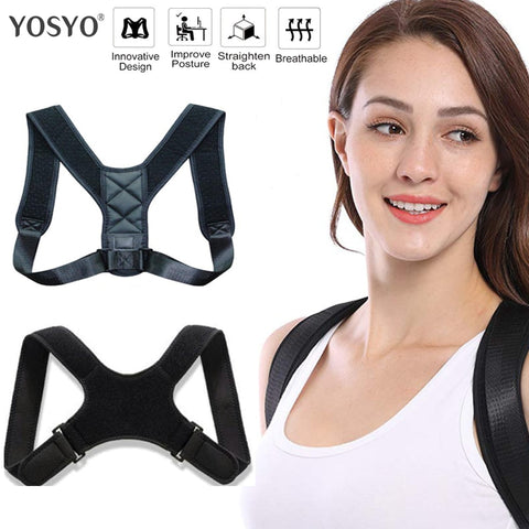 New Posture Corrector Spine Back Shoulder Support Corrector Band Adjustable Brace Correction Humpback Back Pain Relief