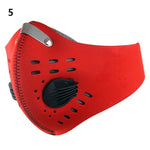 Men/Women Activated Carbon Dust-proof Cycling Face Mask Anti-Pollution Bicycle Bike Outdoor Training mask face shield