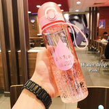 Water bottle Sports Gym bottle School Outdoor Travel Portable Leakproof tea infuser bottle Drink bottles Studen Plastic cups