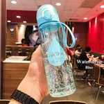 Water bottle Sports Gym bottle School Outdoor Travel Portable Leakproof tea infuser bottle Drink bottles Studen Plastic cups