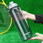 Plastic Large Capacity Water Bottles BPA Free Outdoor Portable Sports Bottle Gym Space Cup Clear Leak-proof Bottle