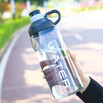 2000ml Large Capacity Water Bottles Gym Fitness Kettle Outdoor Camping Picnic Bicycle Climbing Shaker Bottles 35