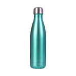 500ml Stainless Steel Thermos Vacuum Insulated Cola Cup Bottle Reflective Mirror Water Bottles Outdoor Travel Gym Sports Flask