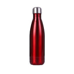 500ml Stainless Steel Thermos Vacuum Insulated Cola Cup Bottle Reflective Mirror Water Bottles Outdoor Travel Gym Sports Flask