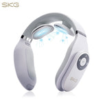 SKG Smart Electric Neck Massager Heating Pain Relief Tool 3D Wireless Deep Tissue Body Massage Health Care Relaxation For Travel