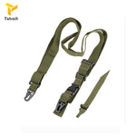 TOtrait Military Tactical 3Point gun Sling Bungee Strapping Adjustable multifunctional Gun rope Combat Three Point Pistol Strap