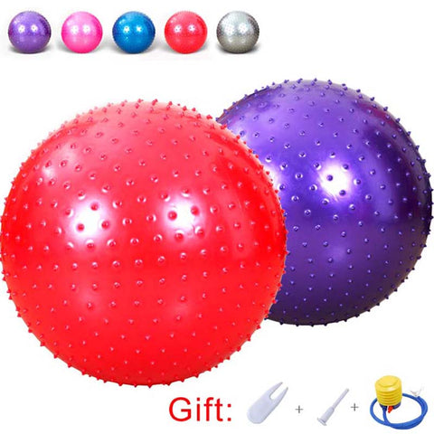 Fitness Massage Point Yoga Ball Anti-Burst Gym Exercise Pilates Balance Fitball Children Adult Home Exercise Equipment Balls