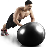 Black Exercise Balls Men Professional Anti Burst Stability Ball Home Gym Pilates Yoga Fitness Balance Fit Ball With Quick Pump