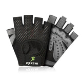 Professional New Gym Fitness Gloves Power Weight Lifting Women Men Crossfit Workout Bodybuilding Half Finger Hand Protector