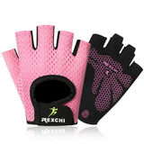 Professional New Gym Fitness Gloves Power Weight Lifting Women Men Crossfit Workout Bodybuilding Half Finger Hand Protector