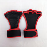 New 1 Pair Weight Lifting Training Gloves Women Men Fitness Sports Body Building Gymnastics Grips Gym Hand Palm Protector Gloves