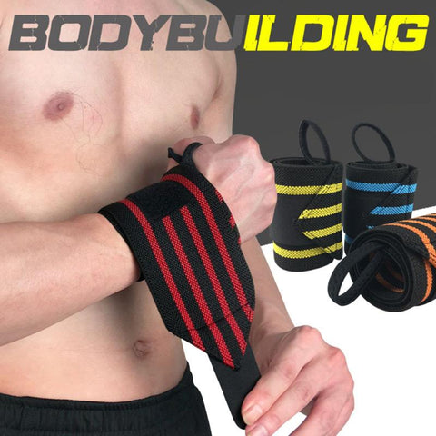 1/2pcs Gym Fitness Adjustable Wristband Elastic Wrist Weightlifting Powerlifting Breathable Wrist Support Wrap Bandage Low Sale