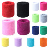 A Pair Sports Wrist Support Brace Wrap Sweatbands Wristband Tennis Squash Badminton Gym Football Soft Cotton Fiber Wrist Bands