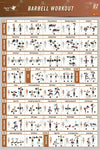 BodyBuilding-Guide-Fitness-Gym workout Exercise chart silk art Prints Wall Art For Living Room Bedroom Decor