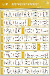 BodyBuilding-Guide-Fitness-Gym workout Exercise chart silk art Prints Wall Art For Living Room Bedroom Decor