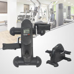 LCD Display Mini Pedal Exercise Bike Trainer Cycle Indoor Cycling Bikes Stepper Home Gym Physical Therapy Fitness Bike HWC