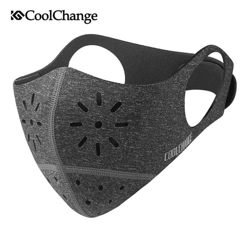 CoolChange Cover Bike Anti-dust Breathable Mask PM 2.5 Protection Mouth-Muffle Soft Bicycle Training Mask Cycling Face Mask