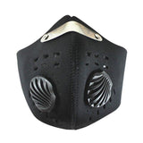 Carbon Dust-proof Cycling Face Masks Mesh Bicycle Bike MTB Cycling Half Face Mask Training Breathable Protective With Filter  *