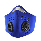 Carbon Dust-proof Cycling Face Masks Mesh Bicycle Bike MTB Cycling Half Face Mask Training Breathable Protective With Filter  *