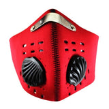 Carbon Dust-proof Cycling Face Masks Mesh Bicycle Bike MTB Cycling Half Face Mask Training Breathable Protective With Filter  *