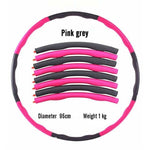 Fitness Sport Hoop Removable Foam Hoop Adult gymnastic Hoop Gym Body building Thin waist Fitness Circle Equipment new1