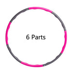 Women Yoga Fitness Sport Hoop Removable Foam Hoop Adult Gymnastic Hoop Gym Body Thin Waist Fitness Circle Female Equipment