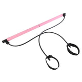 Portable Pilates Exercise Stick Toning Bar Fitness Home Yoga Gym Body Workout Body Abdominal Resistance Bands Rope Puller