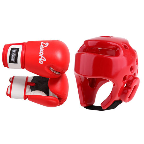 Head Guard Boxing Headgear Gloves Taekwondo Protective Gear Muffler Face Head Protector Helmet for Men Adults