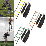 6/7/8/12/14 Rung Nylon Straps Agility Ladder Training Stairs Soccer Football Speed Sports Staircase Ladder Sports Equipment