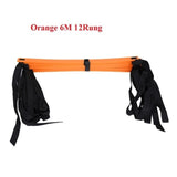 6/7/8/12/14 Rung Nylon Straps Agility Ladder Training Stairs Soccer Football Speed Sports Staircase Ladder Sports Equipment