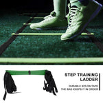 Hot 4/6/7/9/12/14 Rung Nylon Straps Agility Training Ladders Soccer Football Speed Ladder Training Stairs Fitness Equipment