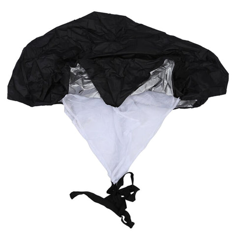 Speed Training Resistance Parachute - Small (40inch Size), 15 lbs of resistance, Fit up to a 42inch waist Black