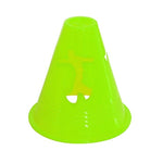 10pcs Inline Skating Skateboard Mark Cup Soccer Rugby Speed Training Equipment Space Marker Cones Slalom Roller Skate Pile Cup