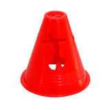 10pcs Inline Skating Skateboard Mark Cup Soccer Rugby Speed Training Equipment Space Marker Cones Slalom Roller Skate Pile Cup