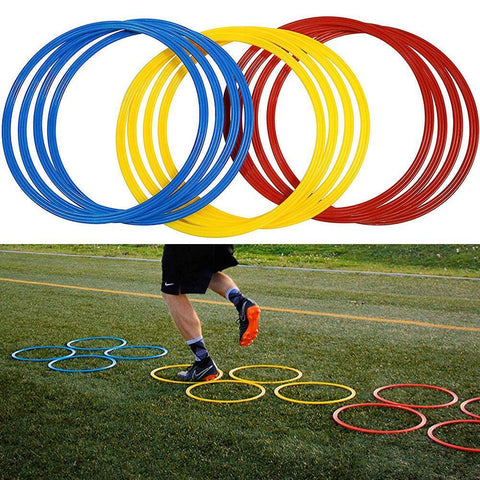 12pcs Football Training Ring Multi Color Soccer Sport Agility Training Football Soccer Speed Rings Equipment Training Worko Y5P8