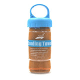 Hot Instant Ice Cooling Towel  With Towel Bottle For Cycling Running Jogging Gym Outdoor Sports Heat Relief Reusable Cool Towel