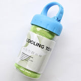 Microfiber Sport Towel With Bottle Rapid Cooling Ice Face Towel Quick-Dry Beach Towels Summer Enduring Instant Chill Towels