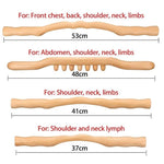 4 PCS Wooden Stick Effective Healthy Rob For Back Neck Shoulder Abdomen Leg Body Back Massage Relaxation Slimming Tool