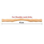 4 PCS Wooden Stick Effective Healthy Rob For Back Neck Shoulder Abdomen Leg Body Back Massage Relaxation Slimming Tool